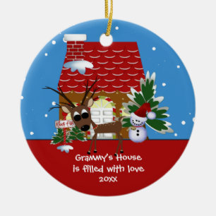 Grammy's Love House Christmas Ornament