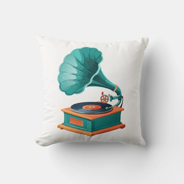 Gramophone Cushion (Front)