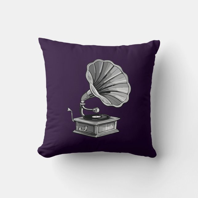 Gramophone Cushion (Front)