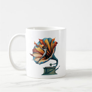 Gramophone-Dancing Through the Melody Coffee Mug
