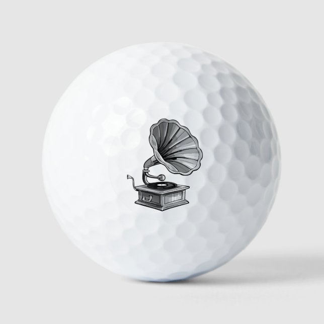 Gramophone Golf Balls (Front)