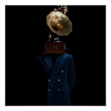 Gramophone Head Gentleman