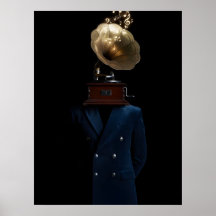 Gramophone Head Gentleman