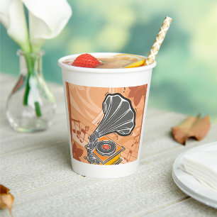 Gramophone Paper Cups