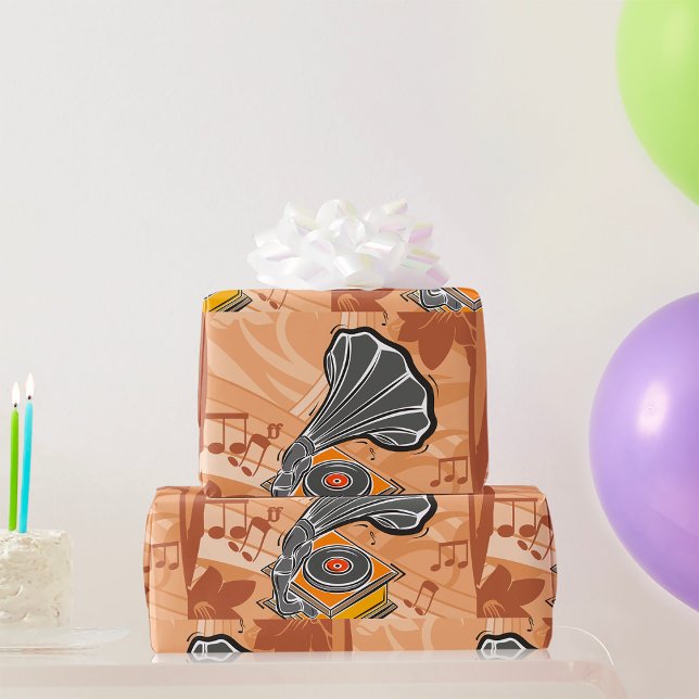 Gramophone Wrapping Paper (Creator Uploaded)