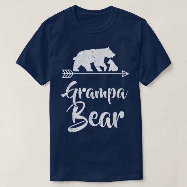 Grampa Bear Matching Family Christmas Costume  T-Shirt (Design Front)