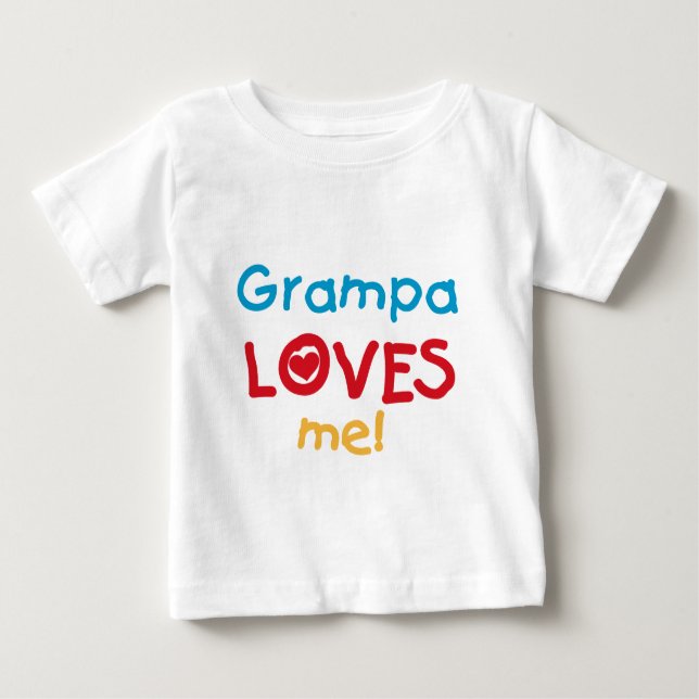 Grampa Loves Me T-shirts and Gifts (Front)