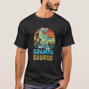 Grampasaurus T Rex Dinosaur Grampa Saurus Family M T-Shirt