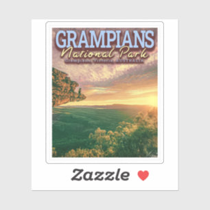 GRAMPIANS NATIONAL PARK - SUNRISE IN THE MOUNTAIN