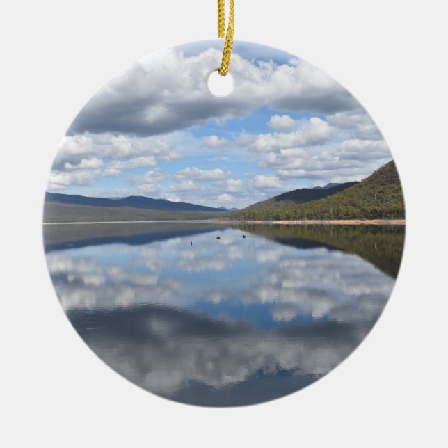 Grampians Reflected Ceramic Ornament (Front)