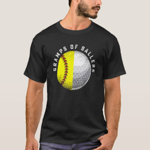 Gramps Golf Grandson Softball Player Granddaughter T-Shirt