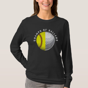 Gramps Golf Grandson Softball Player Granddaughter T-Shirt