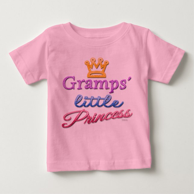 Gramps' Little Princess Baby Toddler T-Shirt (Front)