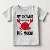 Gramps Loves Me This Much grandchild T-shirt