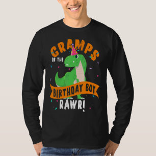 Gramps Of The Birthday Boy Dinosaur Cute T-Shirt