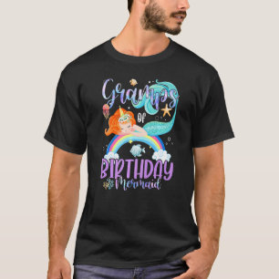 Gramps Of The Birthday Girls Mermaid Magic Family  T-Shirt