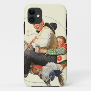 Gramps on Rocking Horse iPhone 11 Case
