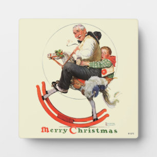 Gramps on Rocking Horse Plaque