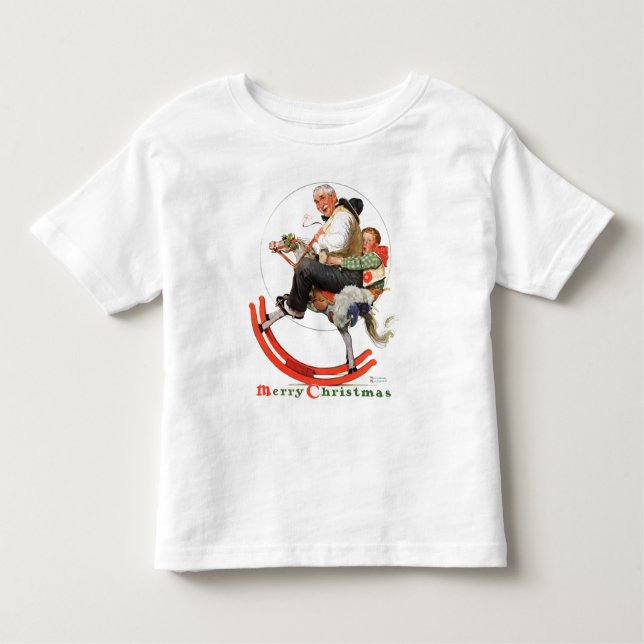 Gramps on Rocking Horse Toddler T-Shirt (Front)