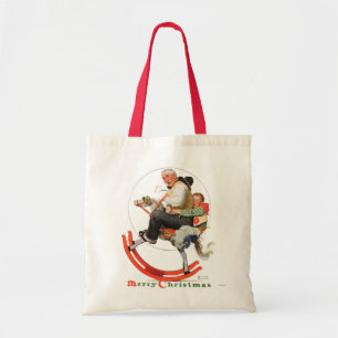 Gramps on Rocking Horse Tote Bag