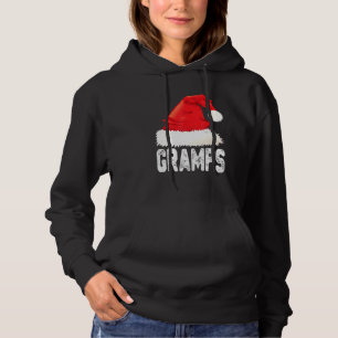Gramps Santa Hat Christmas Pajama Family Macthing Hoodie