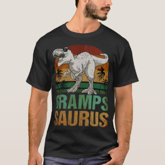 Grampssaurus T Rex Dinosaur Gramps Saurus Vintage T-Shirt