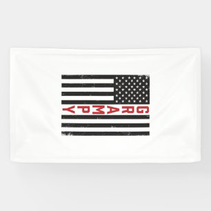 Grampy American Flag Patriotic Vintage Vector Desi Banner