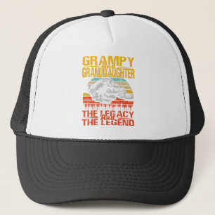 Grampy And Granddaughter The Legend And The Legacy Trucker Hat