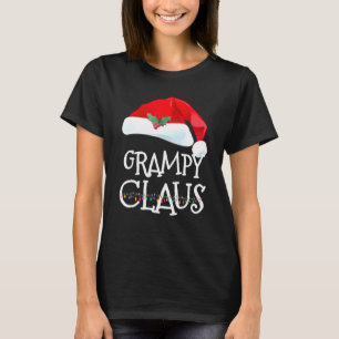 Grampy Claus Christmas Pajama Family Matching Xmas T-Shirt