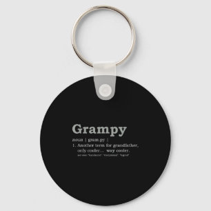 Grampy Design_ Funny Definition  Key Ring