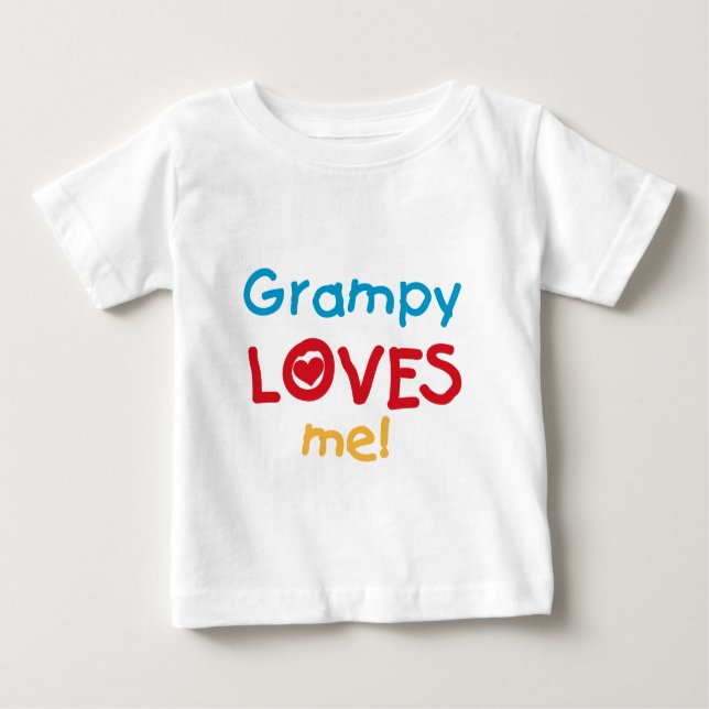 Grampy Loves Me T-shirts and Gifts (Front)