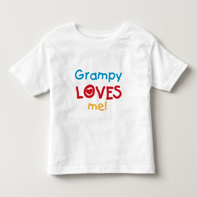 Grampy Loves Me T-shirts and Gifts (Front)