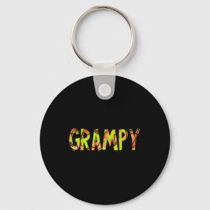 Grampy Of Both Half Sketll Softll Birthday Boy Key Ring