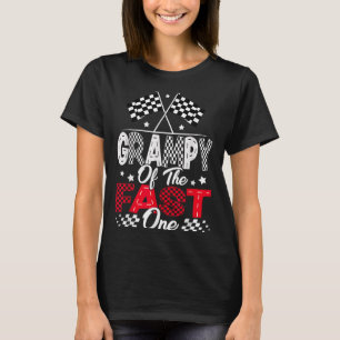 Grampy Of The Fast One First Birthday Racing Car F T-Shirt