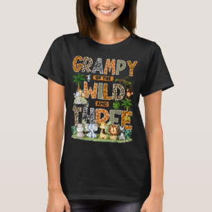 Grampy Of The Wild &amp; Three Zoo 3rd Birthday Sa T-Shirt