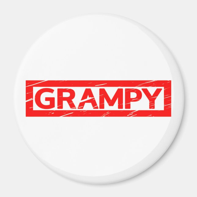 Grampy Stamp Magnet (Front)