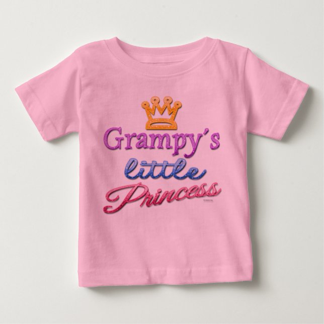 Grampy's Little Princess Baby Toddler T-Shirt (Front)