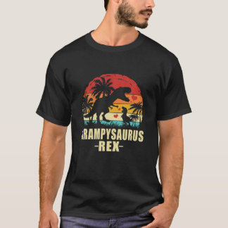 Grampysaurus T Rex Dinosaur Grampy Saurus Family M T-Shirt
