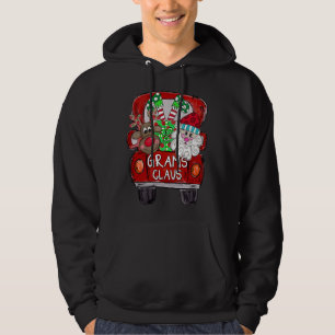 Grams Claus Christmas - Reindeer and Santa Claus Hoodie