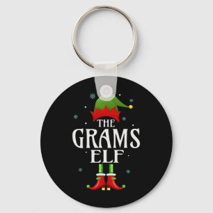 Grams Elf Xmas Matching Family Group Christmas Par Key Ring