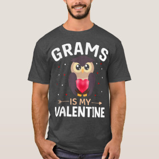 Grams Is My Valentine Funny Valentine's Day  T-Shirt