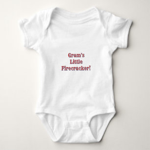 Gram's Little Firecracker! USA 250 Fireworks Baby Bodysuit