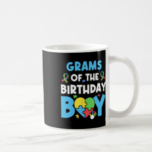 Grams Of The Birthday Boy Autism Awareness Puzzle Coffee Mug