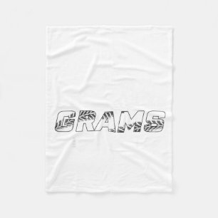 Grams Pit Crew Birthday Party Race Car Lover Fleece Blanket