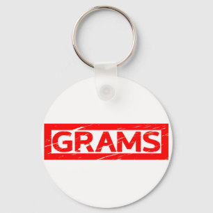 Grams Stamp Key Ring