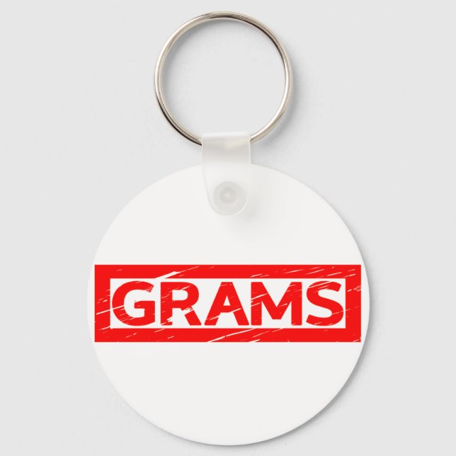 Grams Stamp Key Ring (Front)