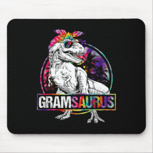 Gramsaurus Dinosaur Gram Saurus Family Matching Ti Mouse Pad