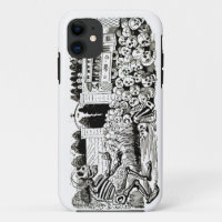Gran Calavera Eléctrica iphone 5 Barely There case
