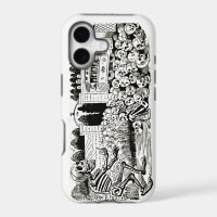 Gran Calavera Eléctrica iphone 5 Barely There case