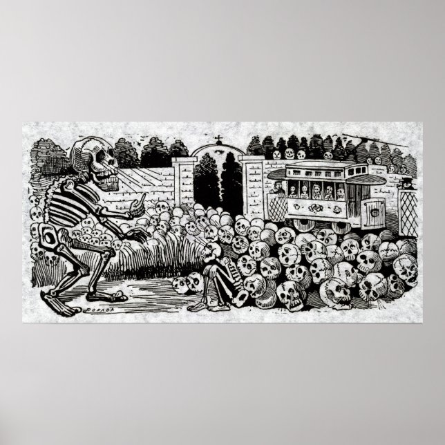 Gran Calavera Eléctrica Poster (Front)